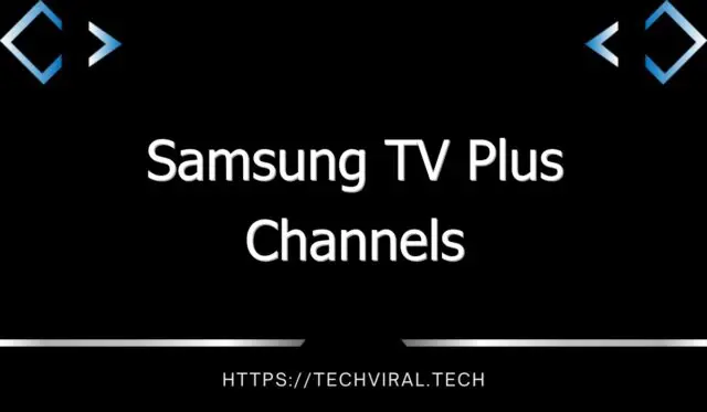 samsung tv plus channels 10882