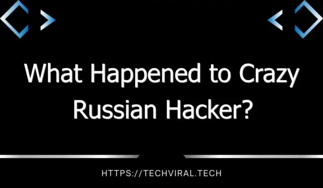what happened to crazy russian hacker 9270