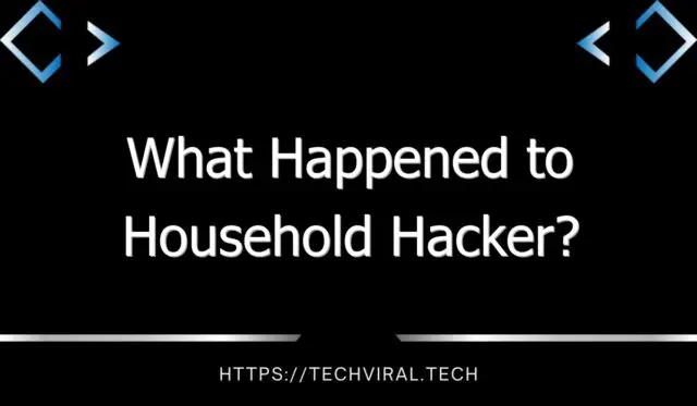 what happened to household hacker 9272