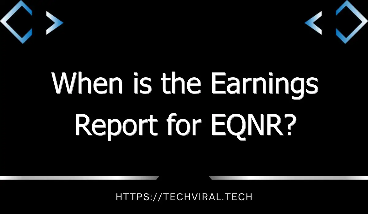 when is the earnings report for eqnr 10959