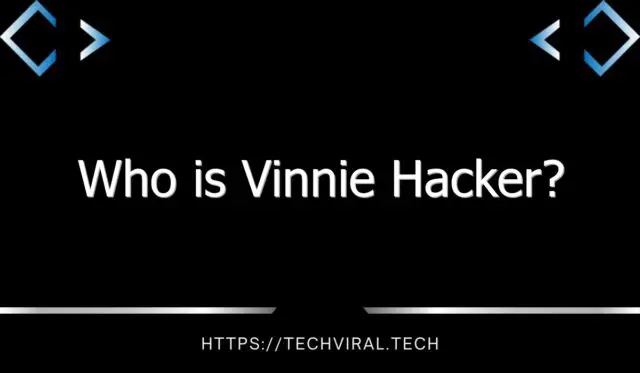 who is vinnie hacker 8771