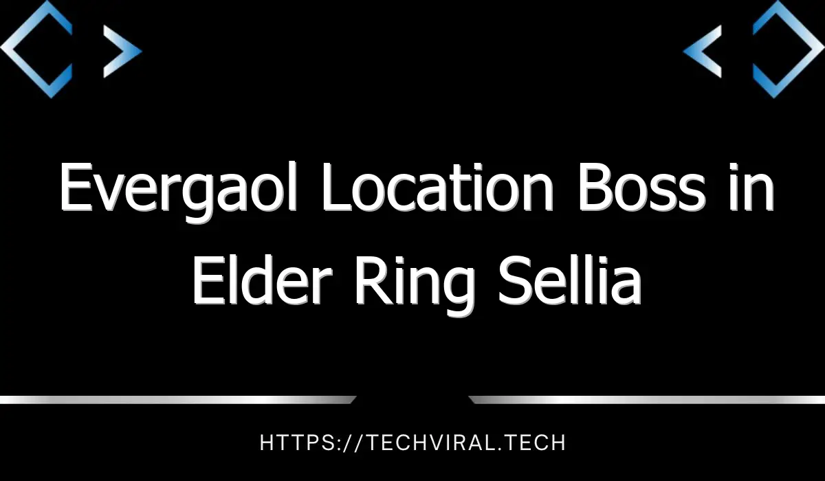 evergaol location boss in elder ring sellia 12944