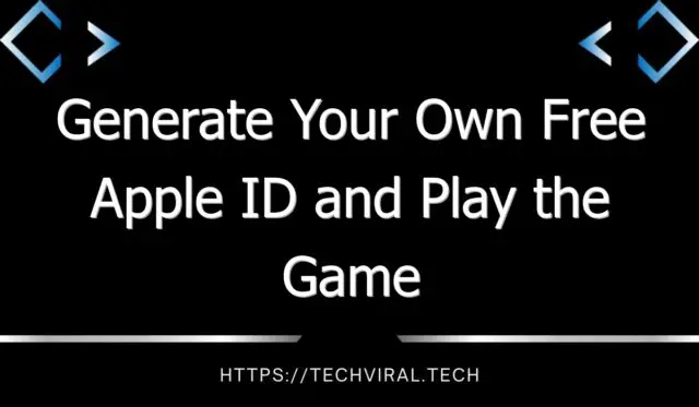generate your own free apple id and play the game in minecraft without spending a penny 11941