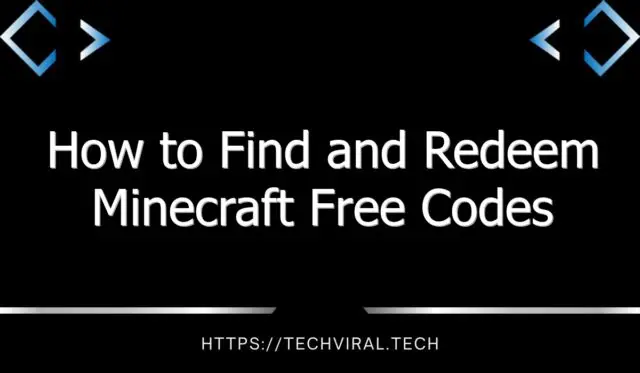 how to find and redeem minecraft free codes 11971