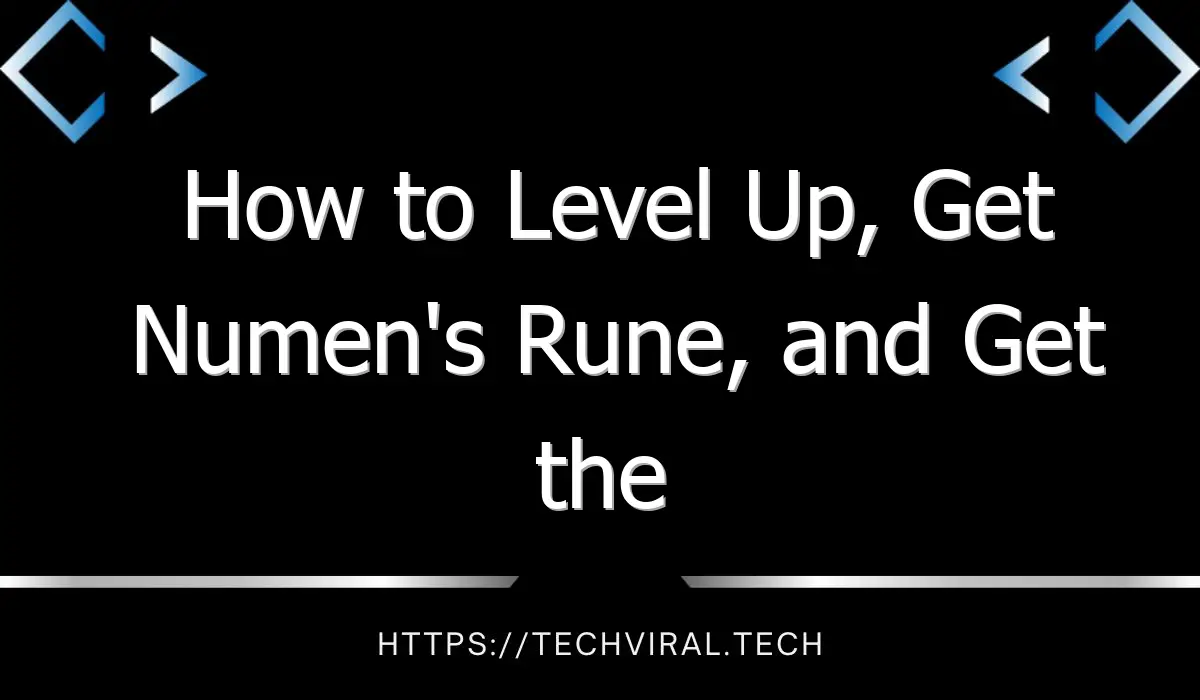 how to level up get numens rune and get the numens rune for the divine tower of caelid location boss items in elder scrolls 12918
