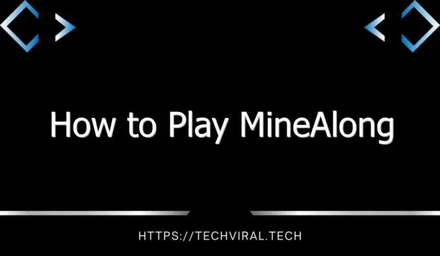 how to play minealong 12035