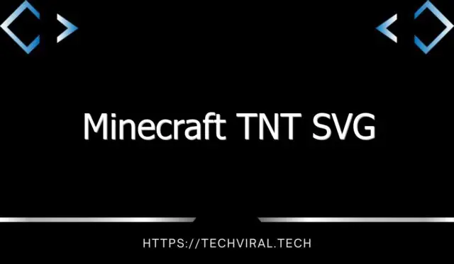 minecraft tnt svg 12023