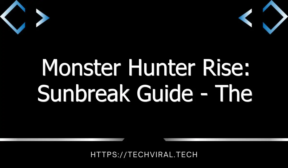 monster hunter rise sunbreak guide the imperial beak 13598
