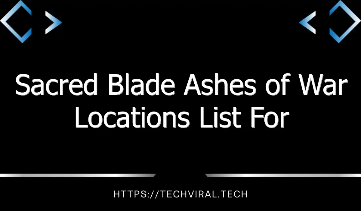 sacred blade ashes of war locations list for skyrim 12892