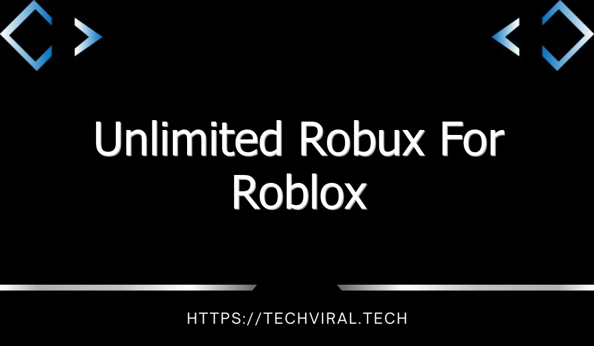 unlimited robux for roblox 12065