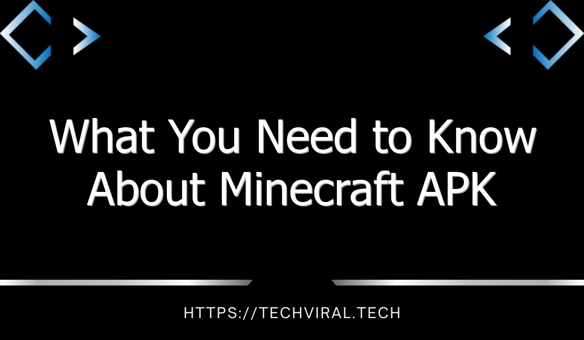what you need to know about minecraft apk 11973