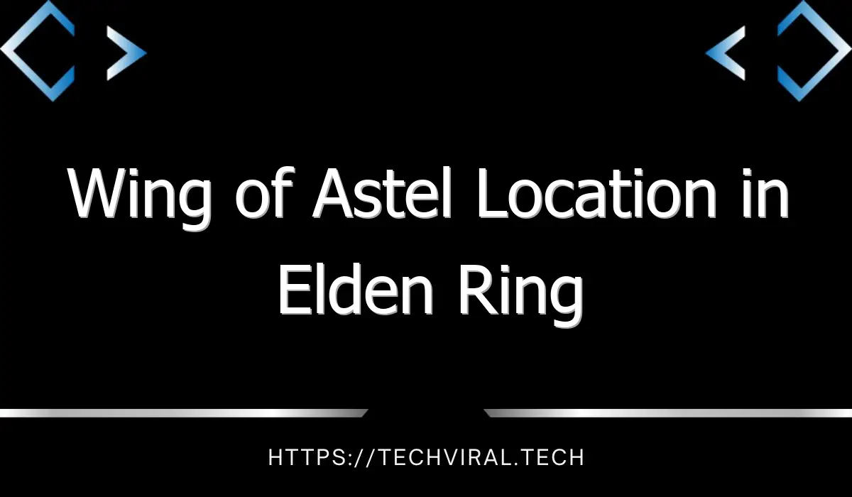 wing of astel location in elden ring 13132