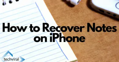 How to Recover Notes on iPhone