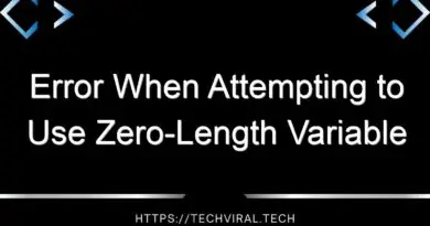 error when attempting to use zero length variable name 14702