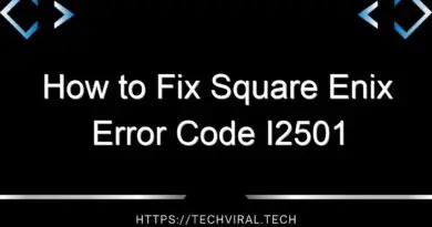 how to fix square enix error code i2501 2 14596