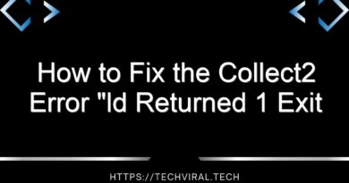how to fix the collect2 error ld returned 1 exit status 14638