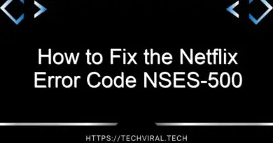 how to fix the netflix error code nses 500 14626