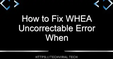 how to fix whea uncorrectable error when overclocking your computer 14680