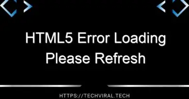 html5 error loading please refresh 14600