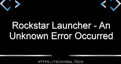 rockstar launcher an unknown error occurred 1000 1 14676